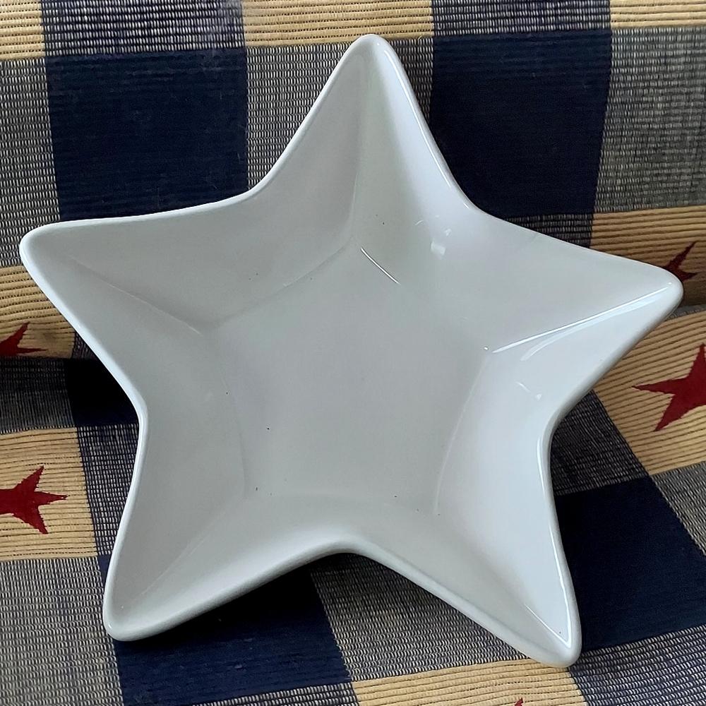 4th of July Hausenware Star Shaped Dish